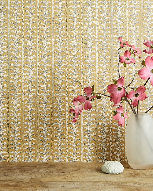 Luxor Turmeric Wallpaper Sample