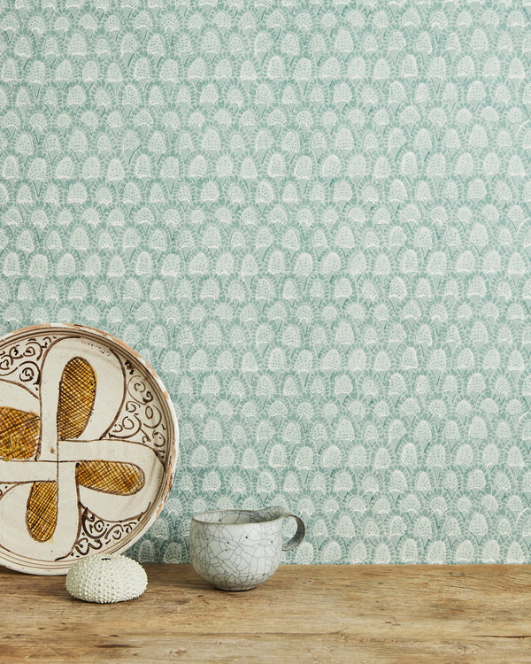 Scopello Bluegum Wallpaper Sample