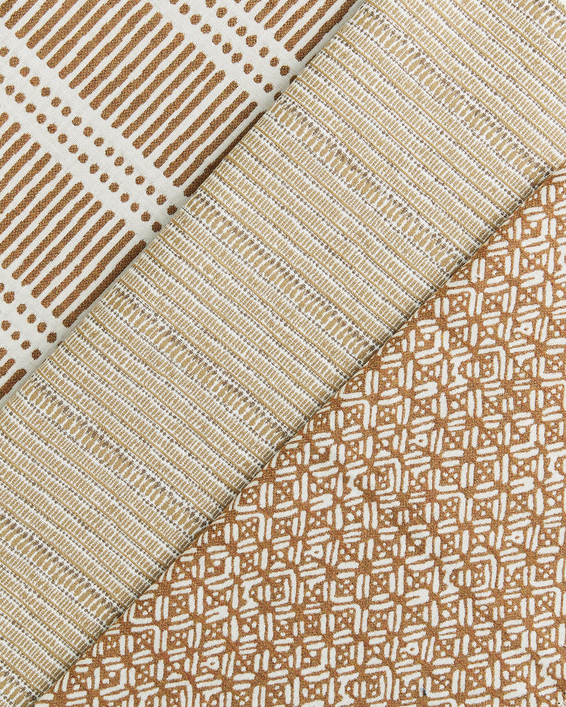 Saqqara Ochre Fabric Sample