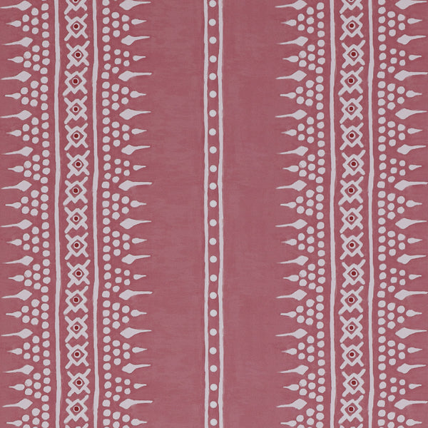 Bela Stripe Berry Blush Wallpaper