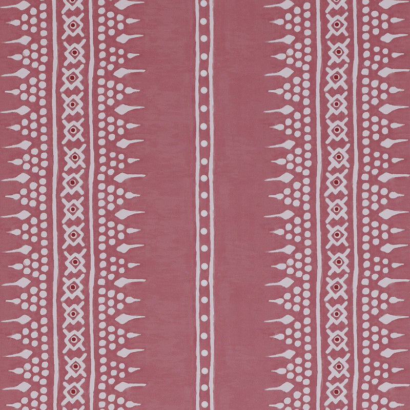 Bela Stripe Berry Blush Wallpaper