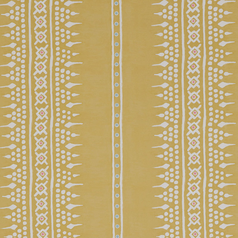 Bela Stripe Gold Wallpaper