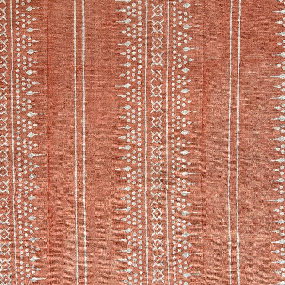 Bela Stripe Coral Fabric Sample