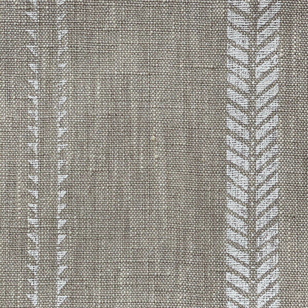 Slade Stripe White on Natural