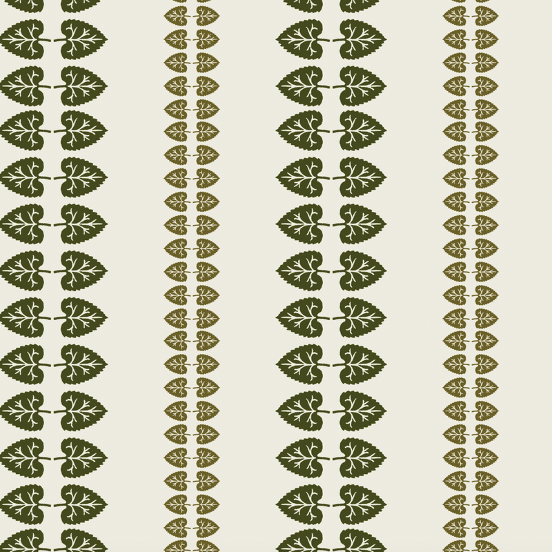 Cabbage Stripe Juniper Wallpaper Sample