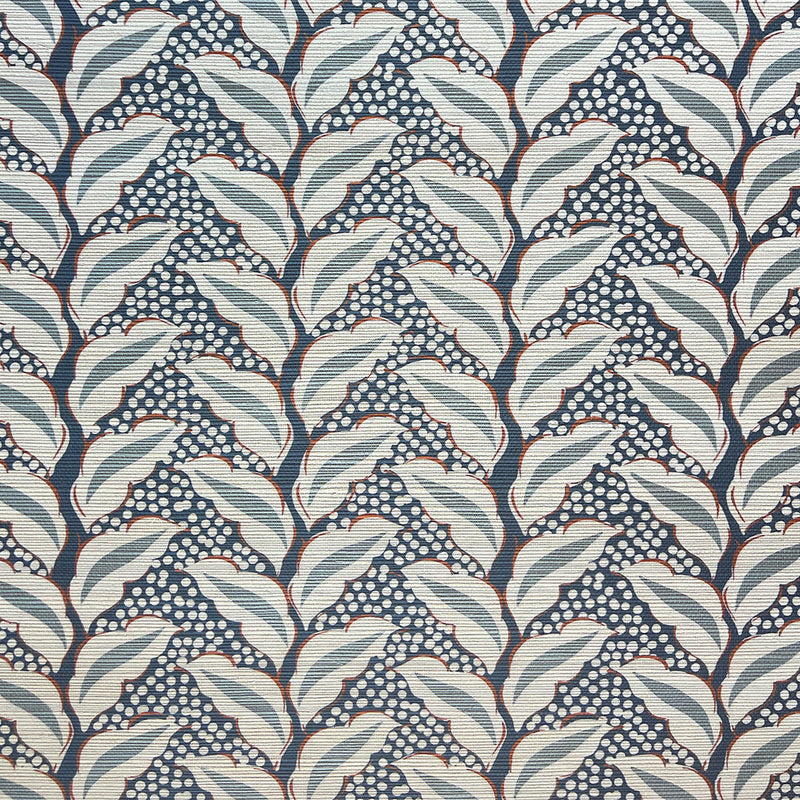 Cassis Grasscloth Marina  Wallpaper Sample