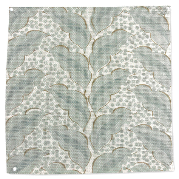 Cassis Grasscloth Seaglass Wallpaper Sample