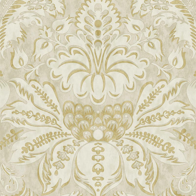 Damaskus Grand Ochre Wallpaper Sample