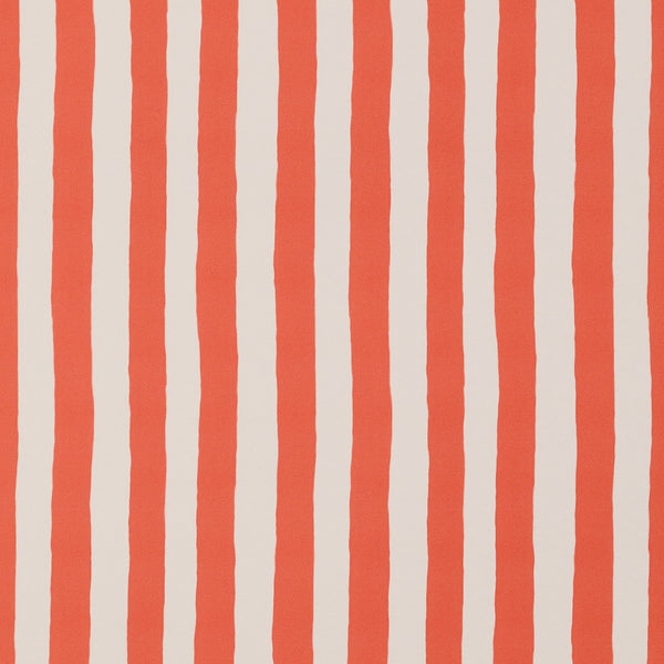 Ida Stripe Coral Wallpaper