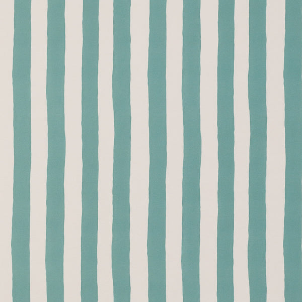 Ida Stripe Deep Turquoise Wallpaper