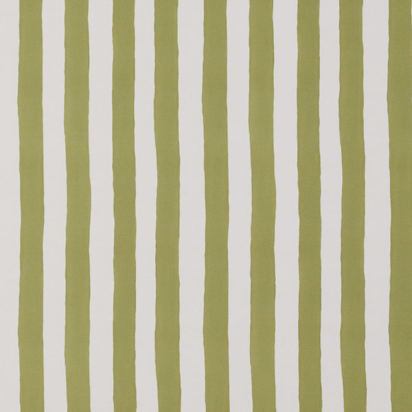 Ida Stripe Olive Green Wallpaper