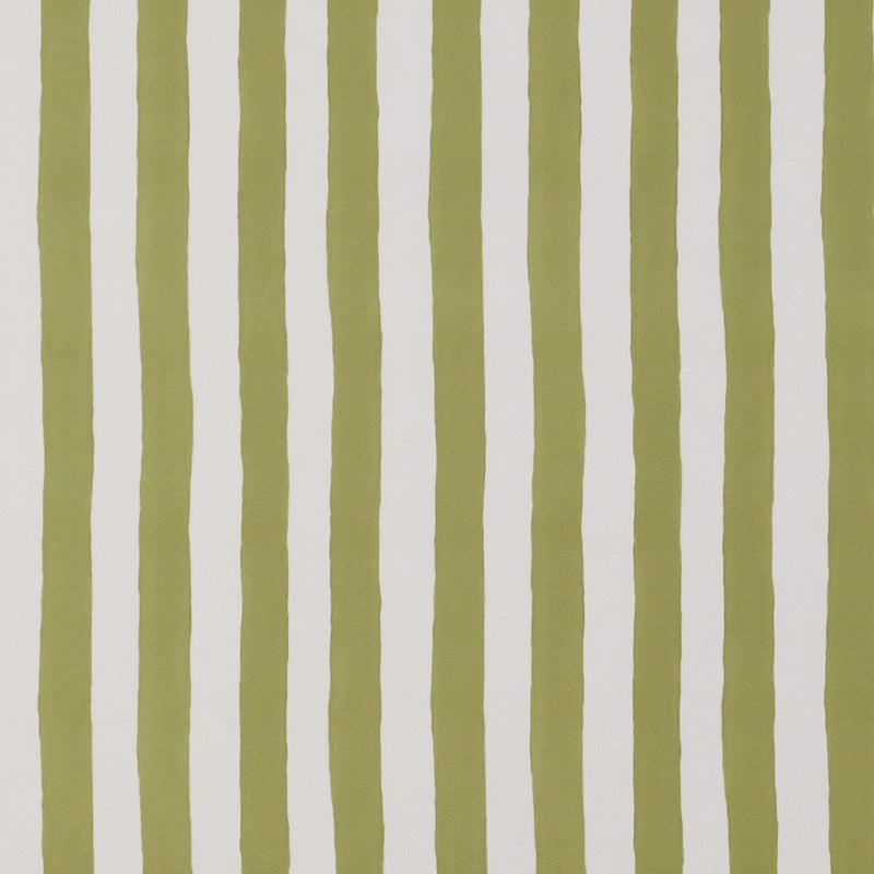 Ida Stripe Olive Green Wallpaper