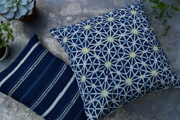 Taraka Indigo Embroidered