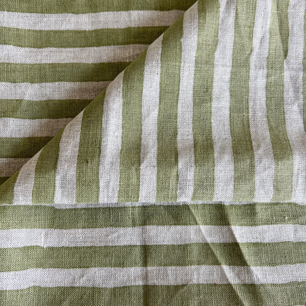 Ida Stripe Olive Green