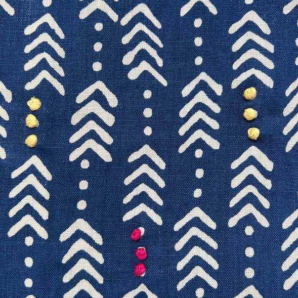 Jiva Indigo Embroidered