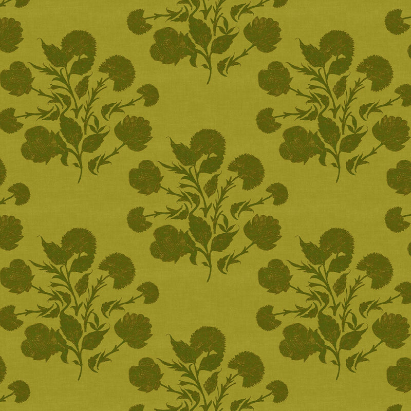 Anna Chartreuse Fabric Sample