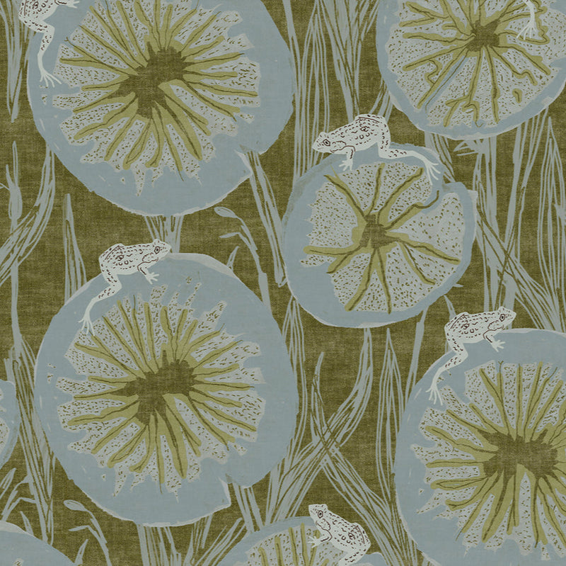 Billie Fern Green Fabric Sample