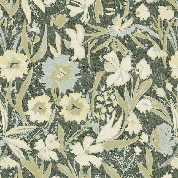 Martha Deep Green Fabric Sample