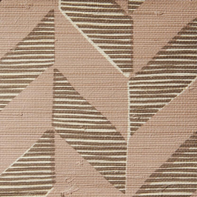 Sumba Umber Grasscloth Wallpaper Sample