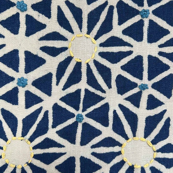 Taraka Indigo Embroidered