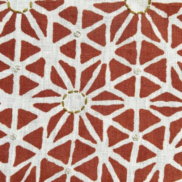 Taraka Rust Embroidered