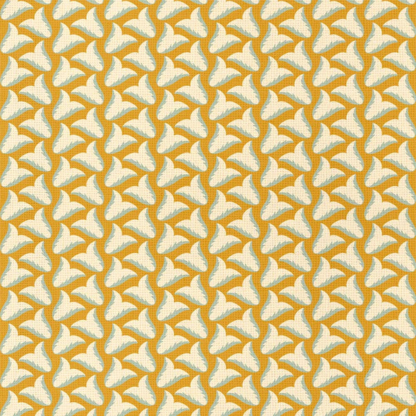 Tiny Tulips Yellow Fabric Sample