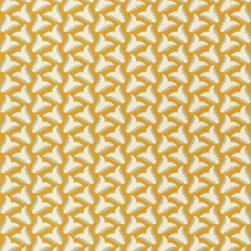 Tiny Tulips Yellow Fabric Sample