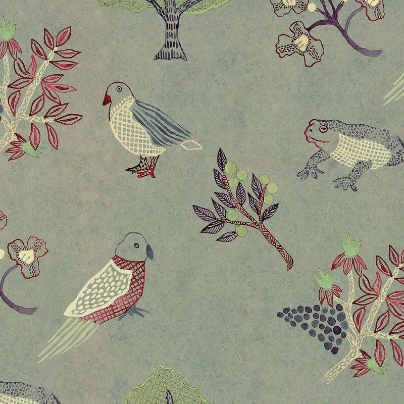 Mon Jardin Liquen Wallpaper Sample