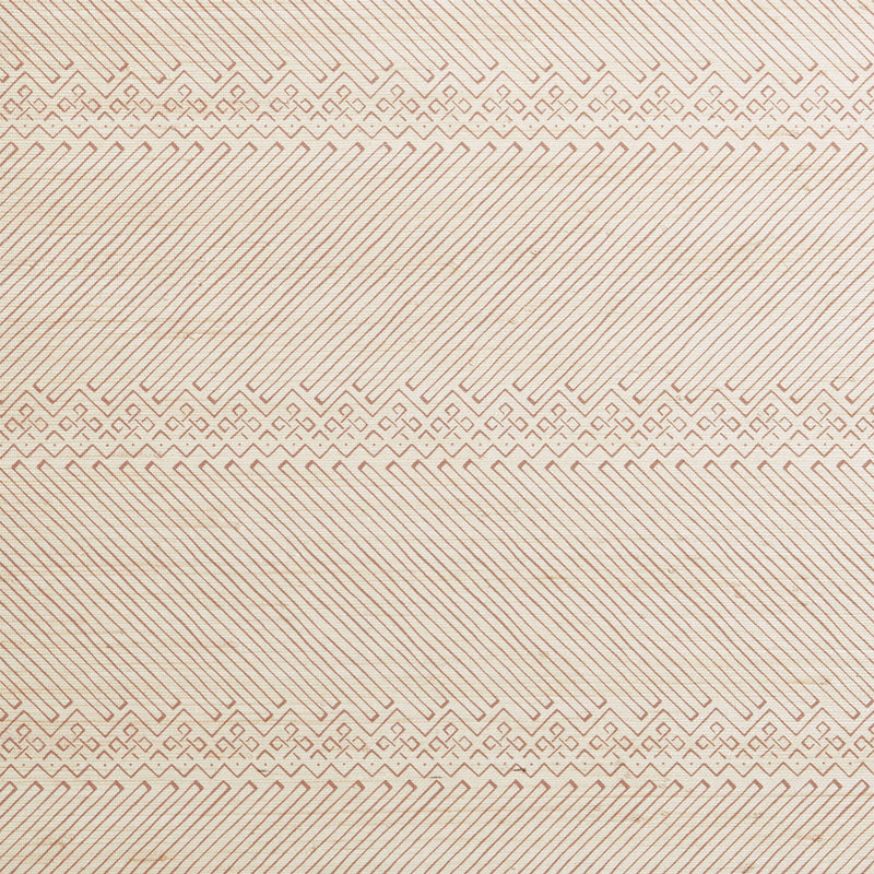 Jacinto Ginger Grasscloth Wallpaper Sample