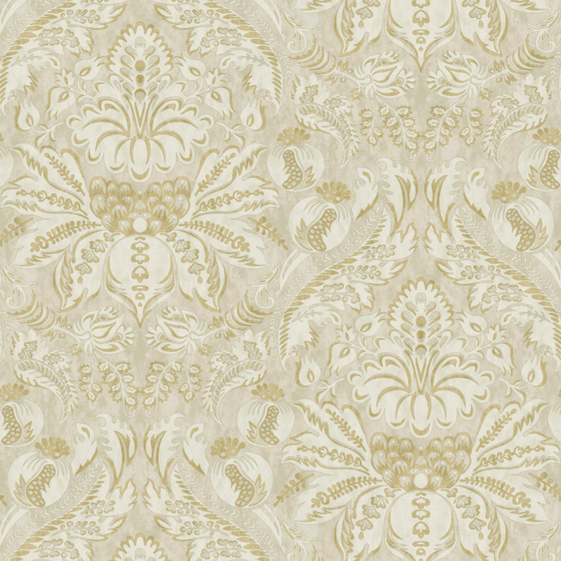 Damaskus Grand Ochre Wallpaper Sample