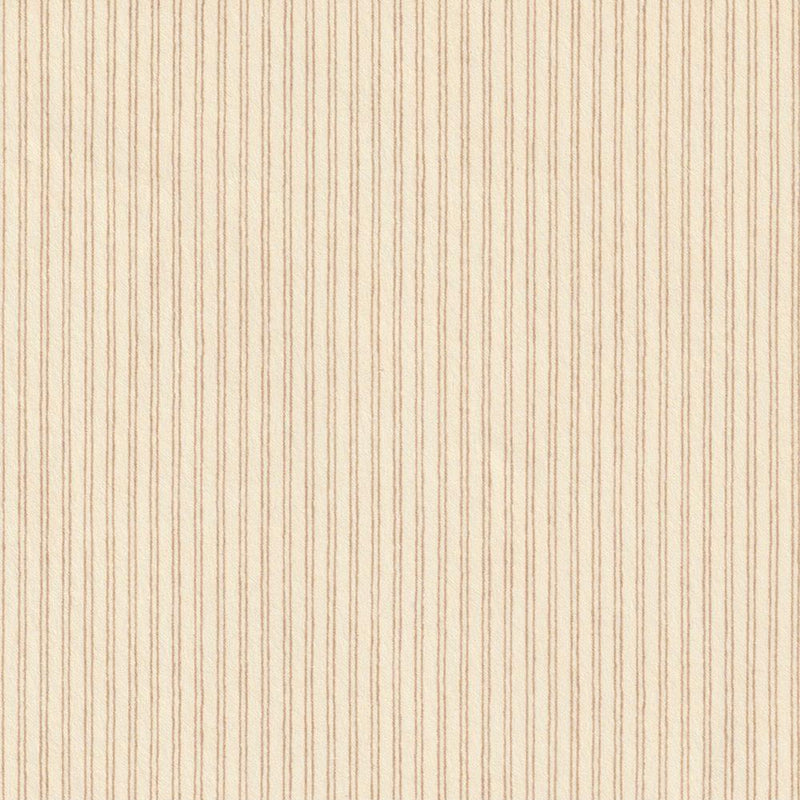 Plough Stripe Beige Wallpaper