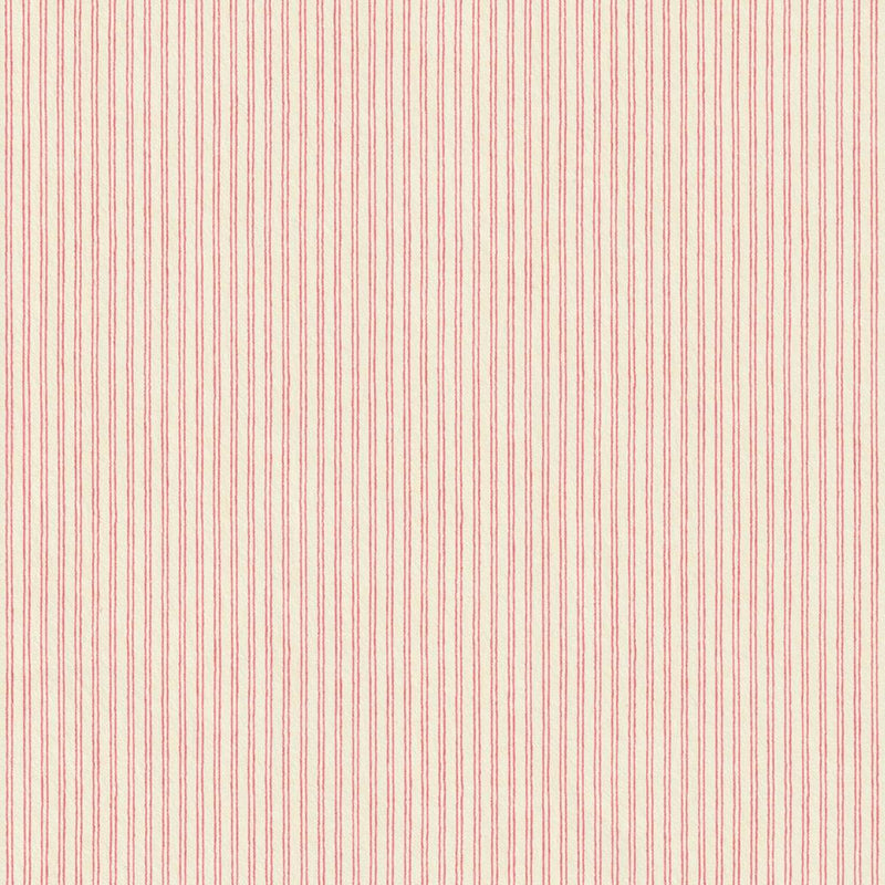 Plough Stripe Red Wallpaper