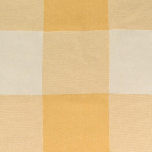 Large Woodhouse Check Mustard Cotton