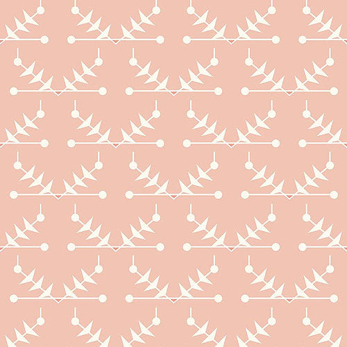 Atomic Trellis Pink Wallpaper