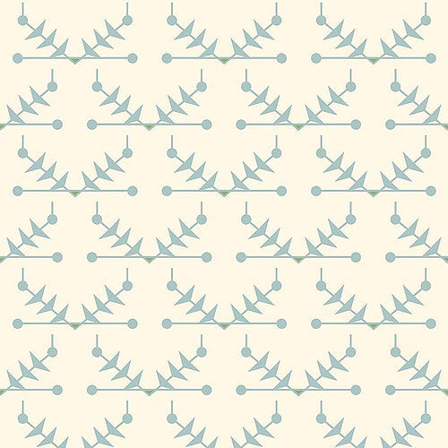 Atomic Trellis Light Blue Wallpaper